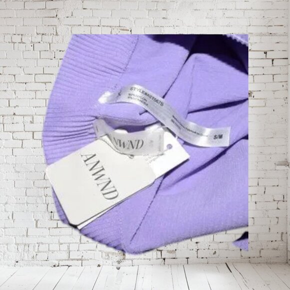 NWT ANWND Running Jogging Exercise Yoga Shorts Lilac - Picture 4 of 4